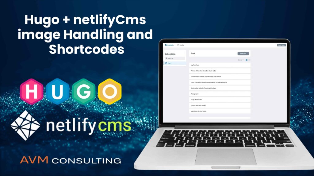 Hugo + netlifyCms image Handling and Shortcodes
